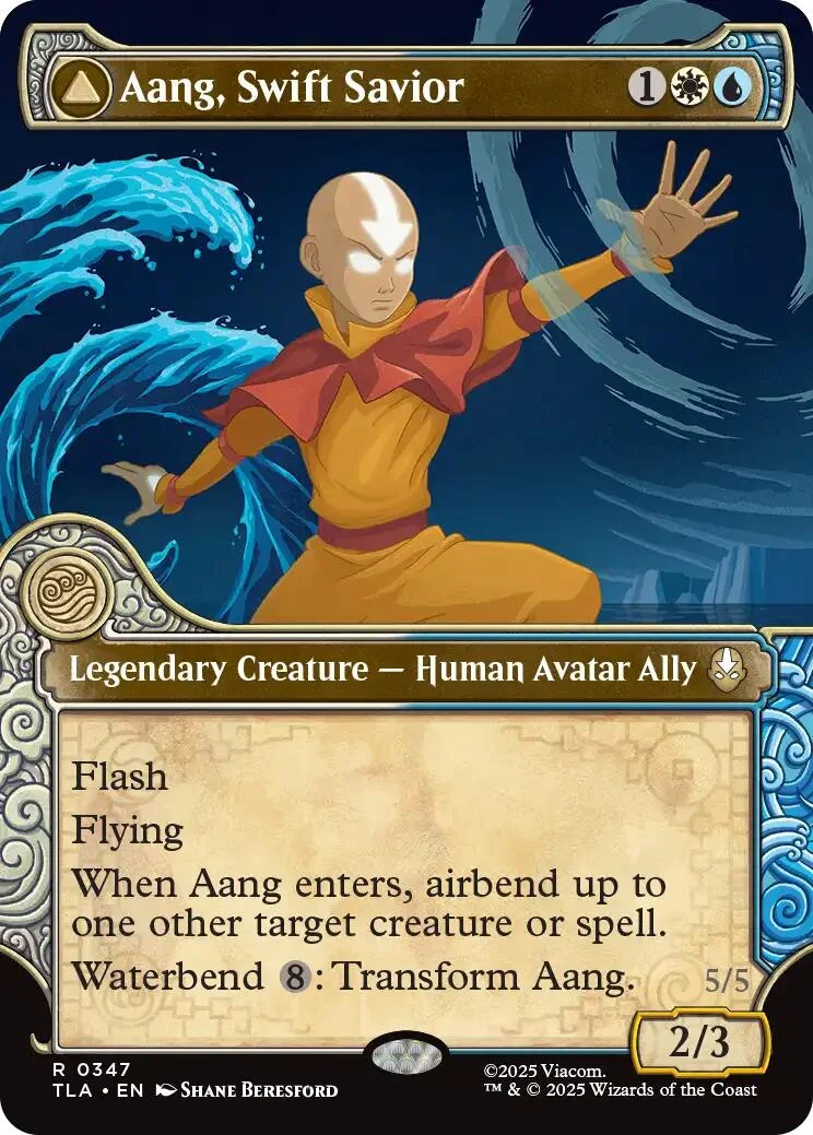 Aang, Swift Savior (Showcase) (347) (Avatar: The Last Airbender)
