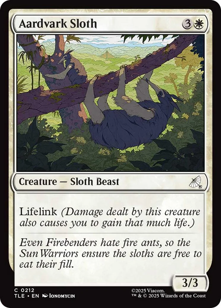 Aardvark Sloth (0212) (212) (Avatar: The Last Airbender: Eternal-Legal)