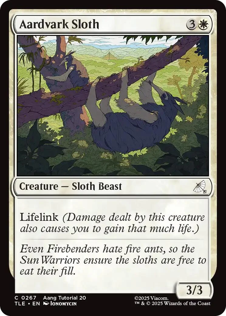 Aardvark Sloth (0267) (267) (Avatar: The Last Airbender: Eternal-Legal)