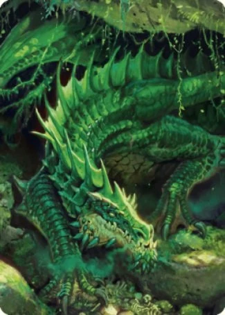 Adult Green Dragon Art Card (1)