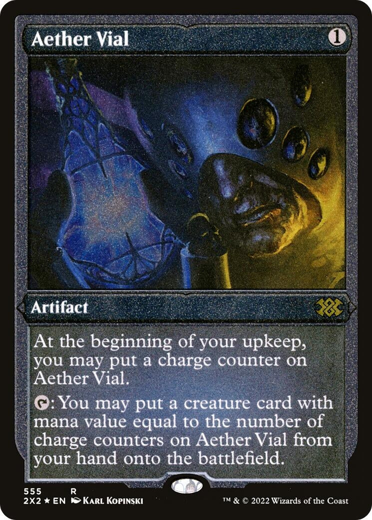 Aether Vial (Foil Etched) (555)
