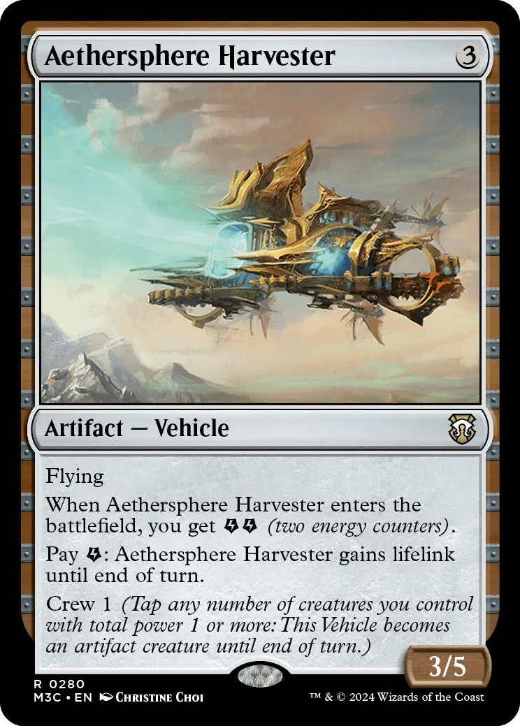 Aethersphere Harvester (280) (Modern Horizons 3)