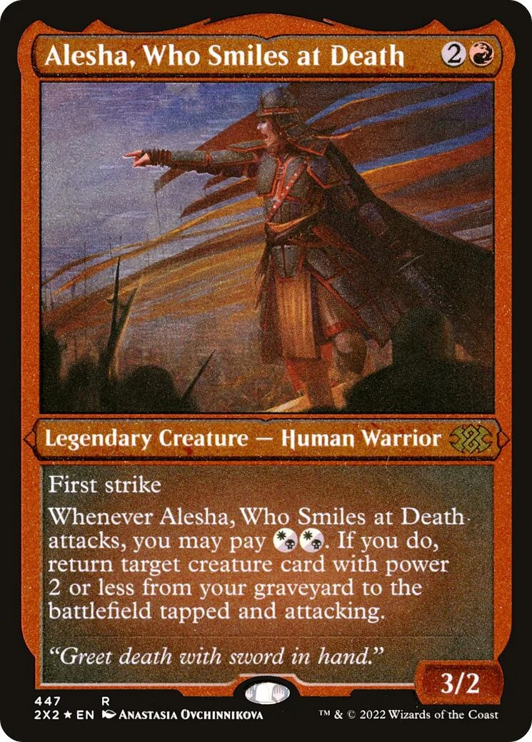 Alesha, Who Smiles at Death (Foil Etched) (447)