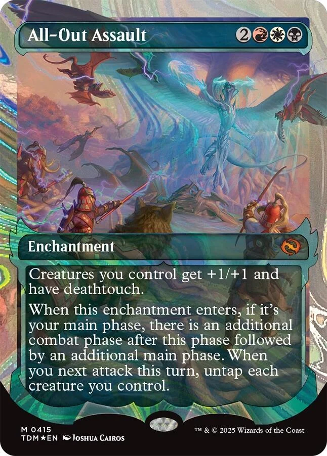 All-Out Assault (Showcase) (Halo Foil) (415) (Tarkir: Dragonstorm)