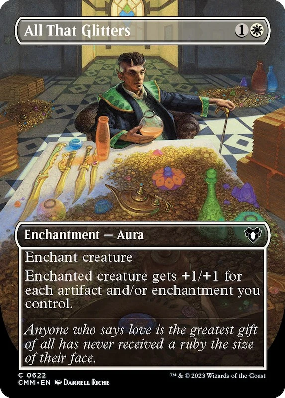 All That Glitters (Borderless) (622) (Commander Masters)
