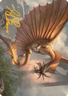 Ancient Gold Dragon Art Card (28/81) (Gold-Stamped Signature) (28)