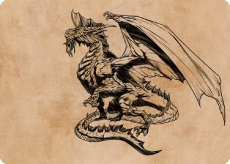 Ancient Silver Dragon Art Card (47/81) (47)