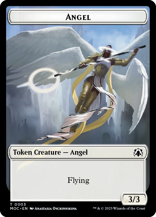 Angel // Demon Double-Sided Token (3 // 18)