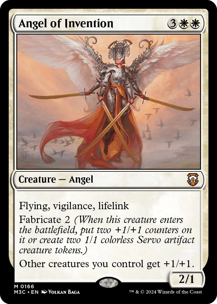 Angel of Invention (Ripple Foil) (166) (Modern Horizons 3)