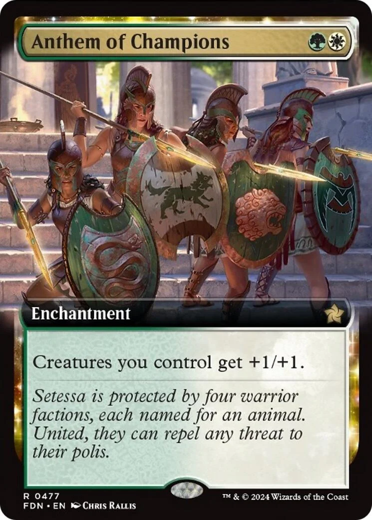 Anthem of Champions (Extended Art) (477) (Foundations)