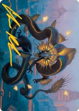 Ao, the Dawn Sky Art Card (25/81) (Gold-Stamped Signature) (25)