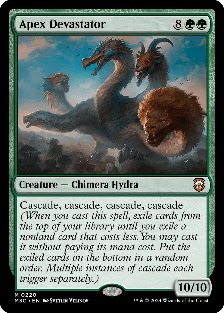 Apex Devastator (Ripple Foil) (220) (Modern Horizons 3)