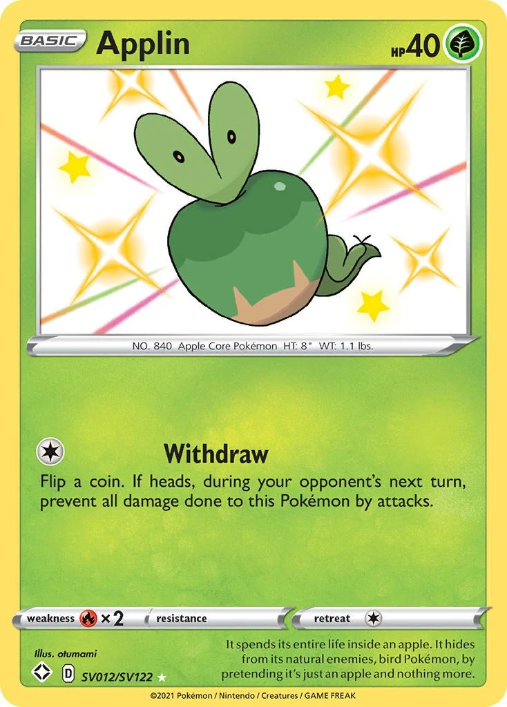 Applin (SV012/SV122) (Shining Fates: Shiny Vault)