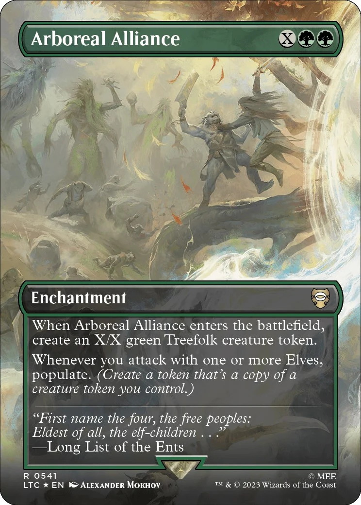 Arboreal Alliance (Borderless) (Surge Foil) (541)