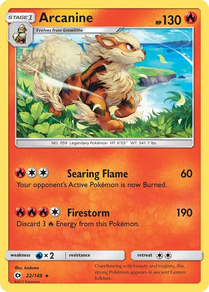 Arcanine (22/149) (SM Base Set)