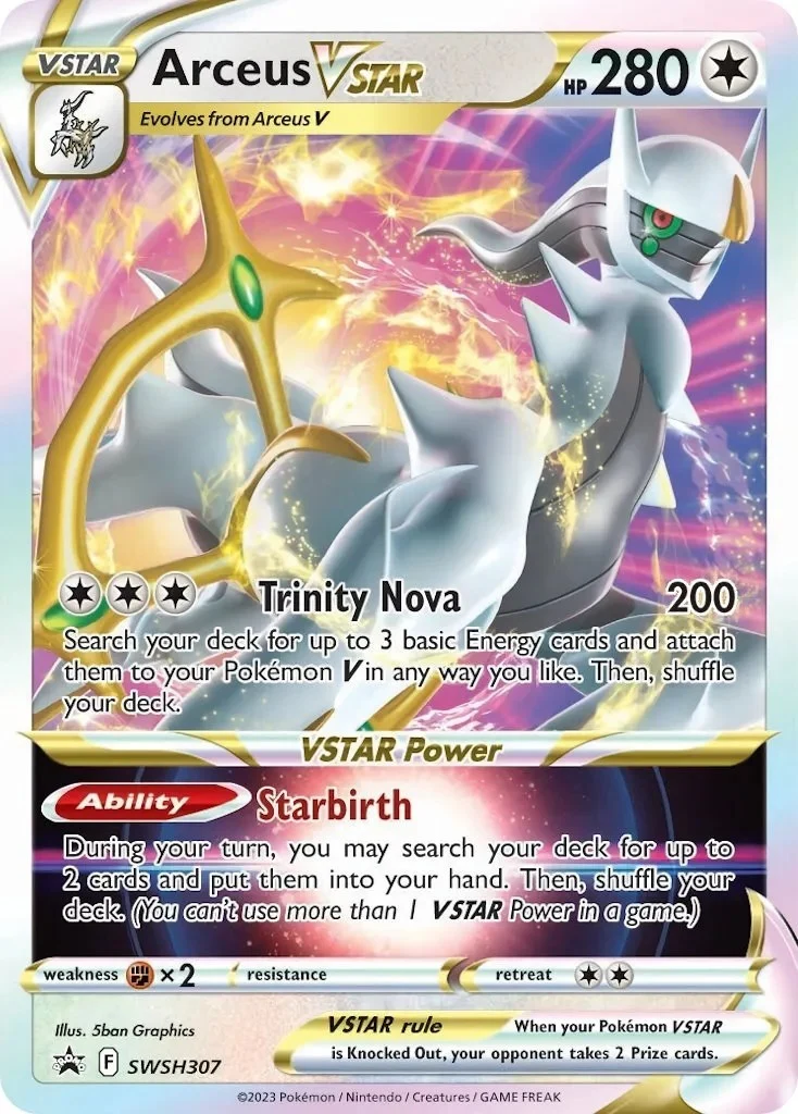 Arceus VSTAR - SWSH307 (SWSH307) (SWSH: Sword & Shield Promo Cards)