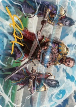 Argivian Phalanx Art Card (Gold-Stamped Signature) (3)