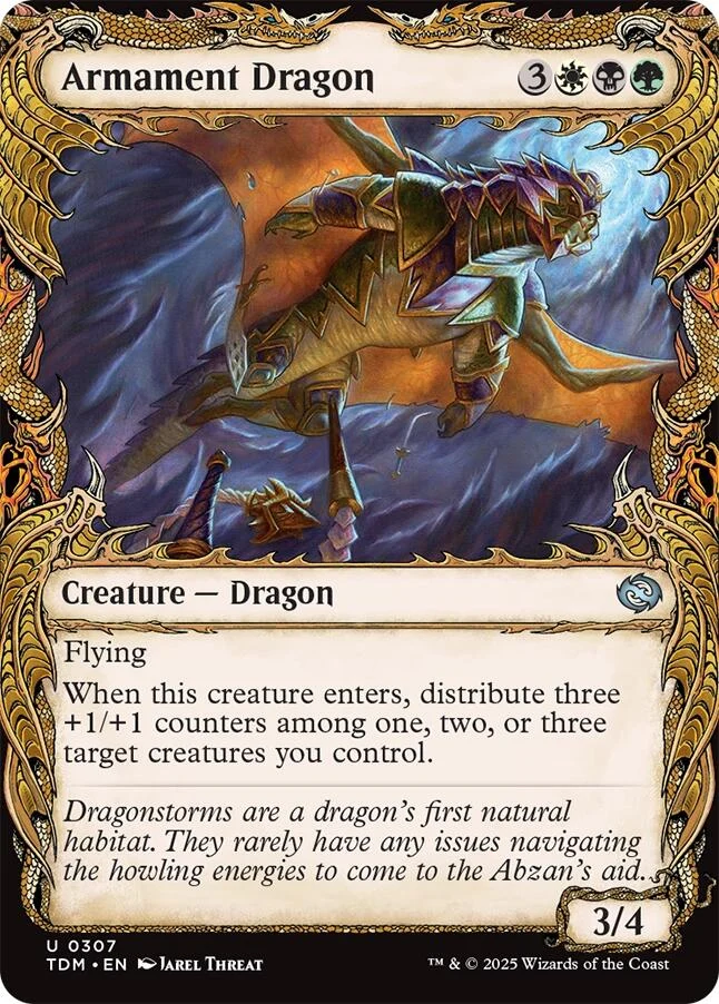 Armament Dragon (Showcase) (307) (Tarkir: Dragonstorm)