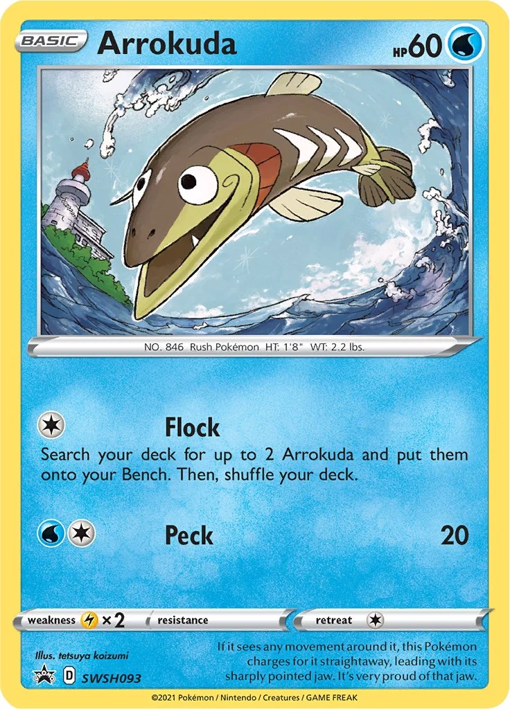 Arrokuda - SWSH093 (SWSH093) (SWSH: Sword & Shield Promo Cards)