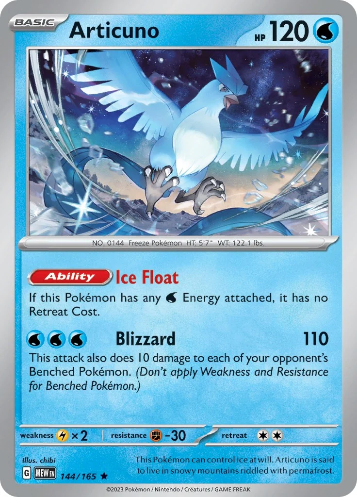 Articuno (144/165) (SV: Scarlet & Violet 151)
