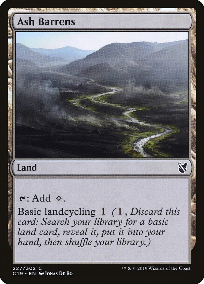 Ash Barrens (227) (Commander 2019)