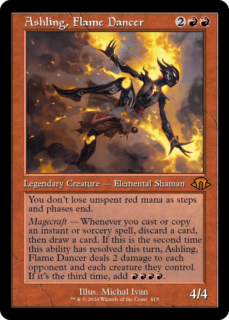 Ashling, Flame Dancer (Retro Frame) (415) (Modern Horizons 3)