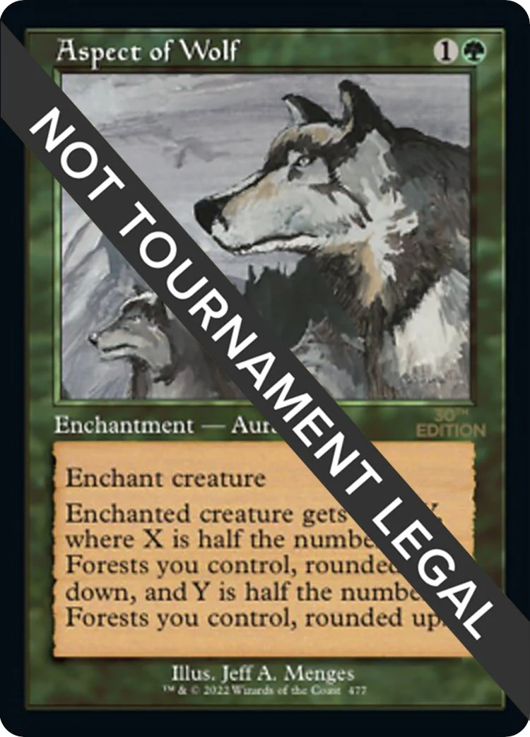 Aspect of Wolf (Retro Frame) (477)