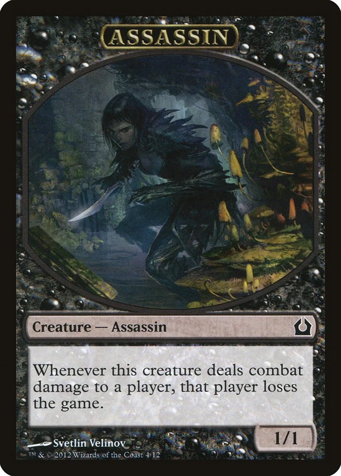 Assassin Token (4) (Return to Ravnica)