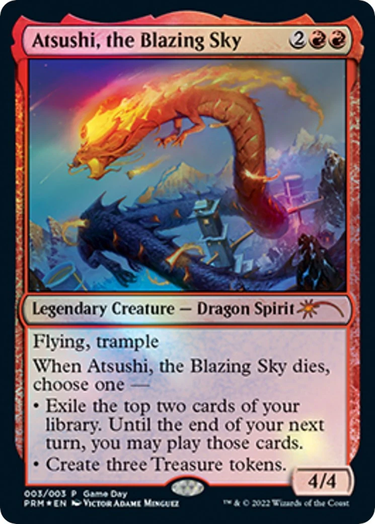 Atsushi, the Blazing Sky (3) (Game Day & Store Championship Promos)