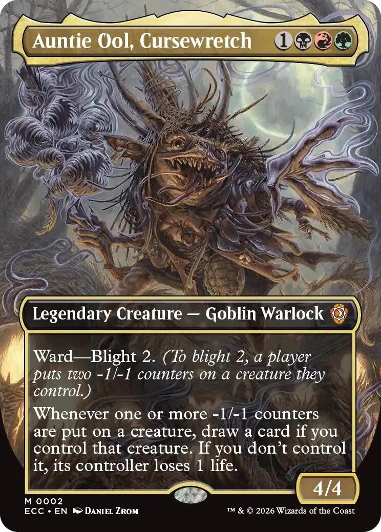 Auntie Ool, Cursewretch (Borderless) (2) (Lorwyn Eclipsed)