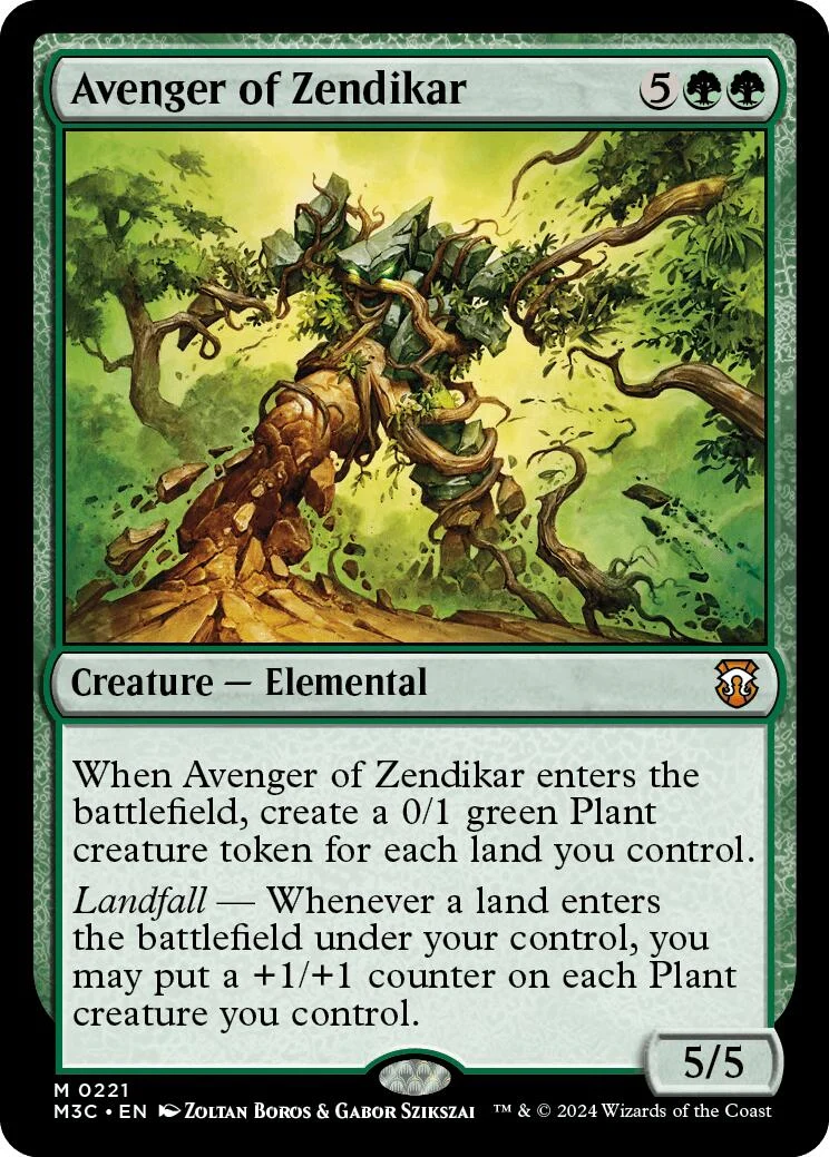 Avenger of Zendikar (Ripple Foil) (221)