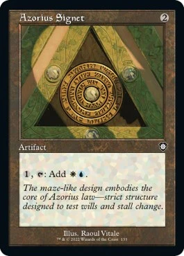 Azorius Signet (Retro Frame) (133)
