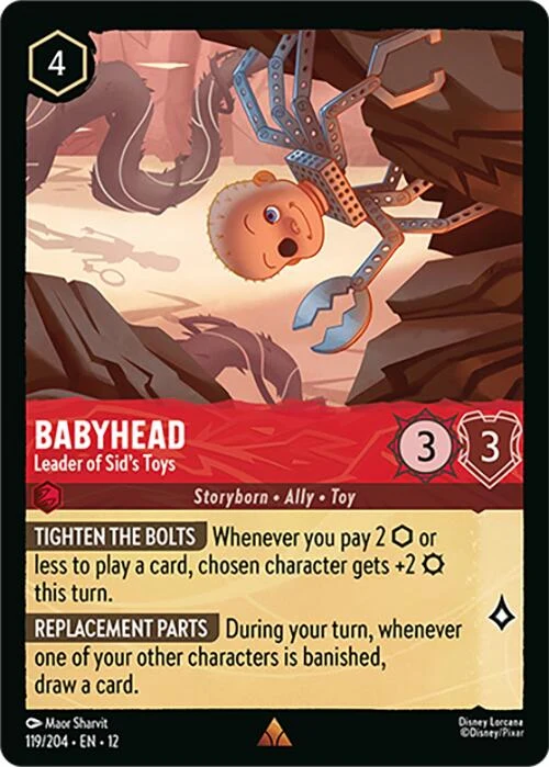 Babyhead - Leader of Sid's Toys (119/204) (Wilds Unknown)