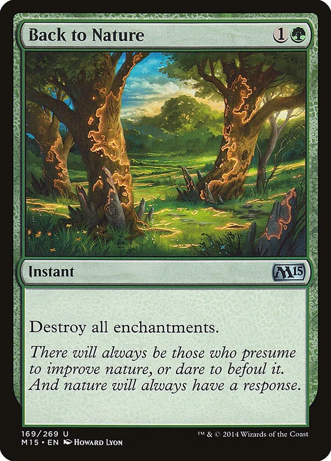 Back to Nature (169) (Magic 2015 (M15))
