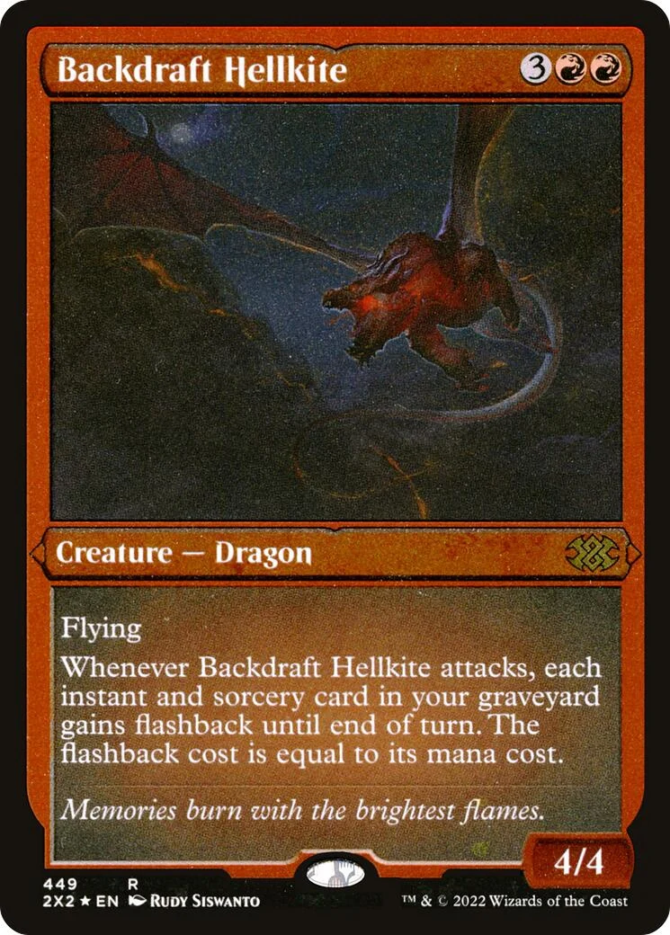 Backdraft Hellkite (Foil Etched) (449)