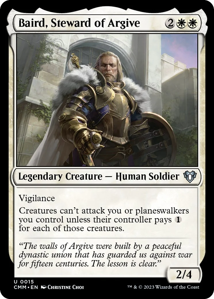 Baird, Steward of Argive (15) (Commander Masters)