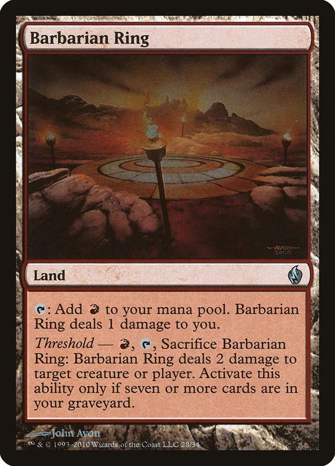 Barbarian Ring (28) (Premium Deck Series: Fire and Lightning)