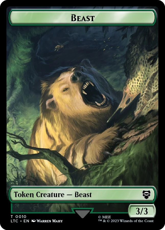 Beast // Treefolk Double-Sided Token (10//13)
