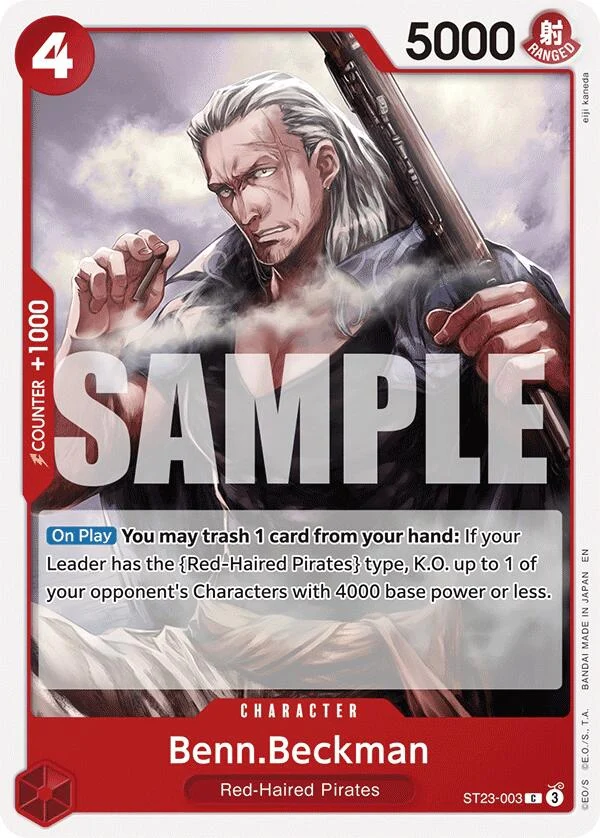 Benn.Beckman (ST23-003) (Starter Deck 23: RED Shanks)