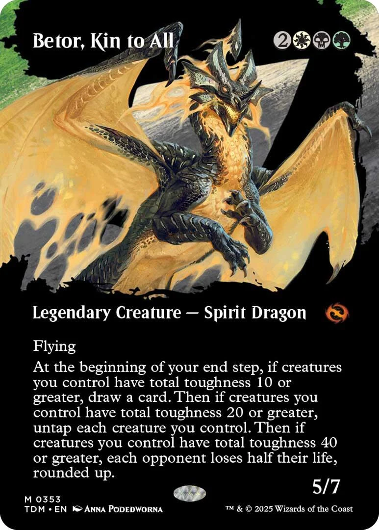 Betor, Kin to All (Borderless) (353) (Tarkir: Dragonstorm)