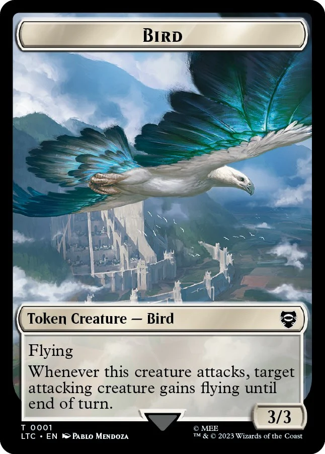 Bird (0001) // Goat Double-Sided Token (1 // 2)