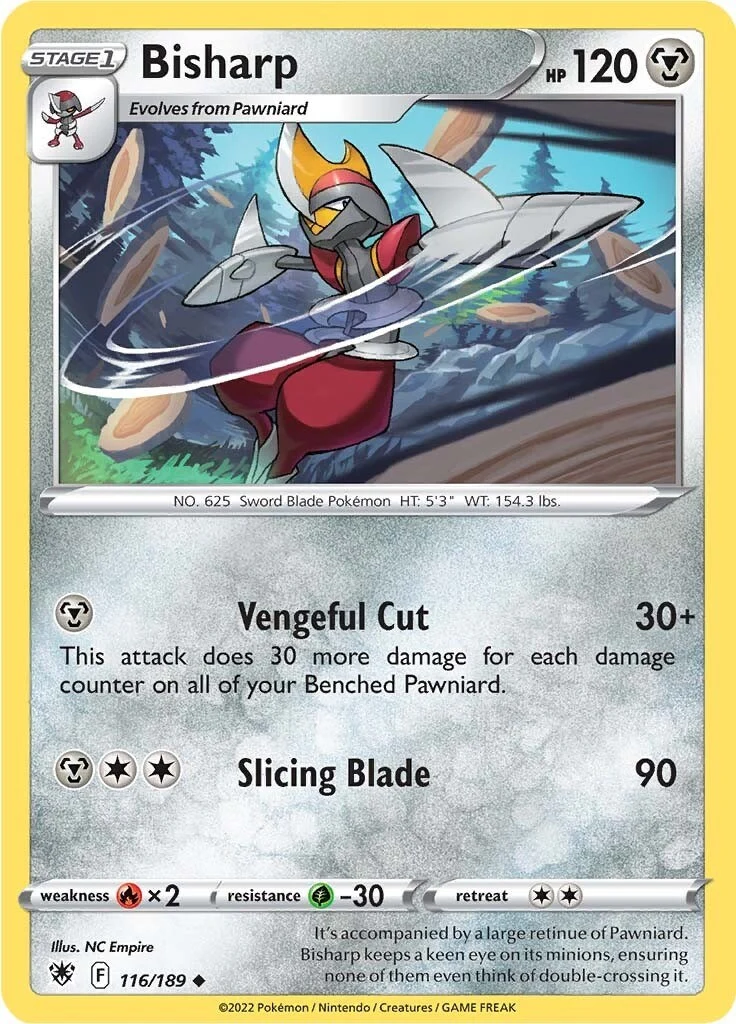 Bisharp (116/189) (SWSH10: Astral Radiance)