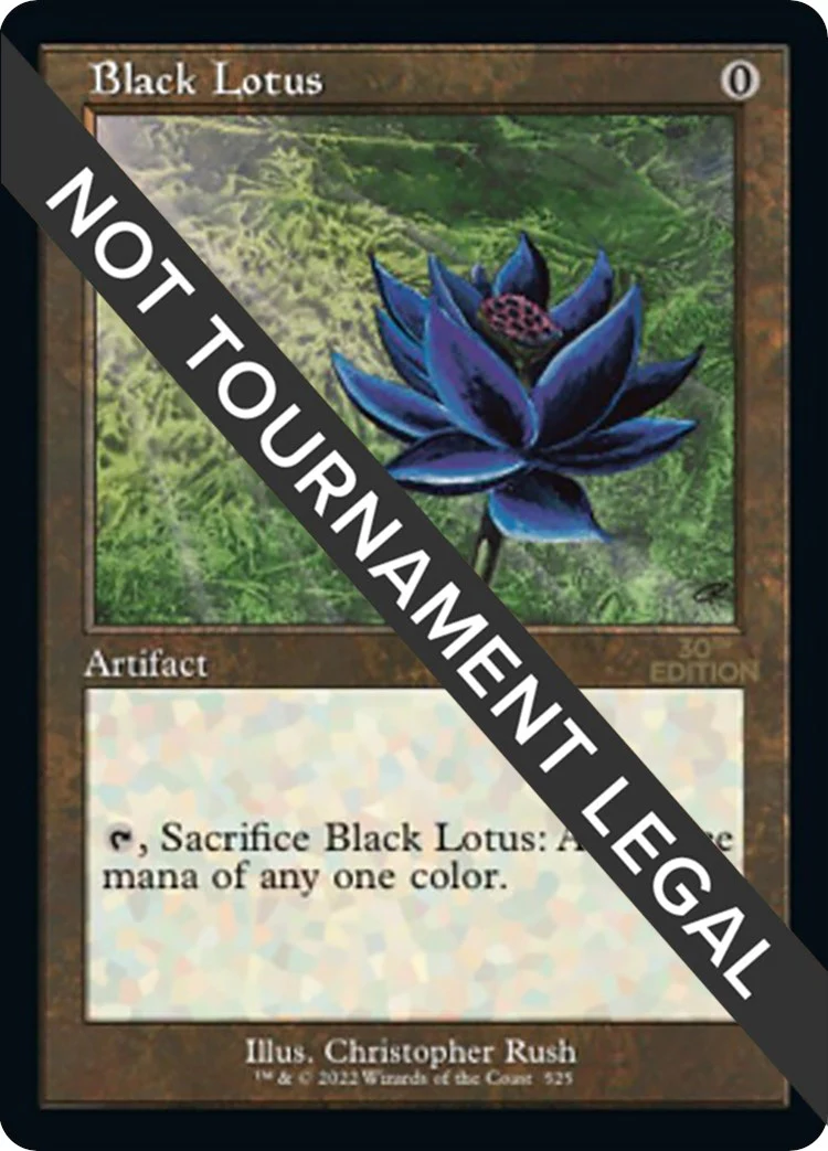 Black Lotus (Retro Frame) (525)