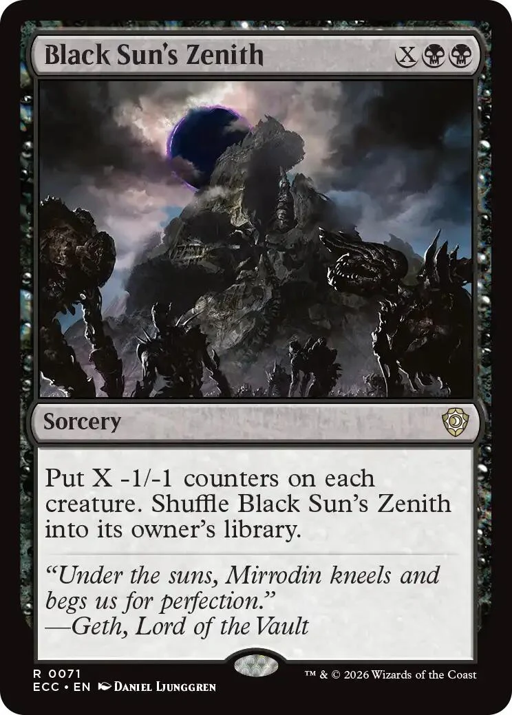 Black Sun's Zenith (71) (Lorwyn Eclipsed)