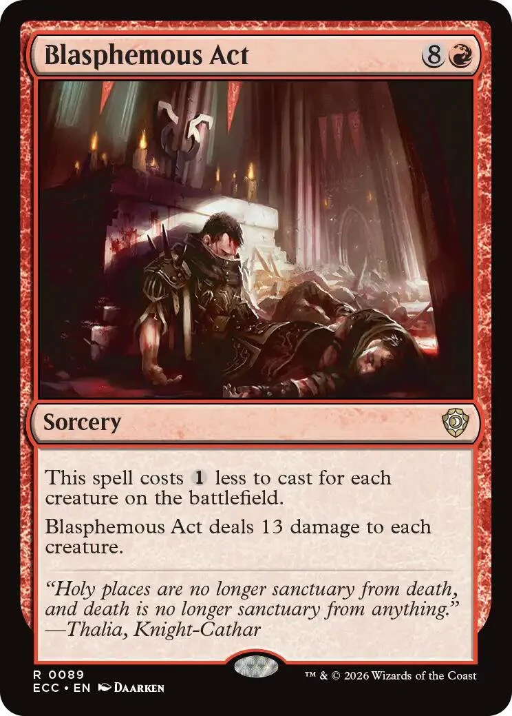 Blasphemous Act (89) (Lorwyn Eclipsed)