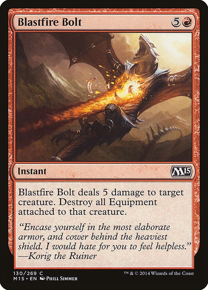 Blastfire Bolt (130) (Magic 2015 (M15))