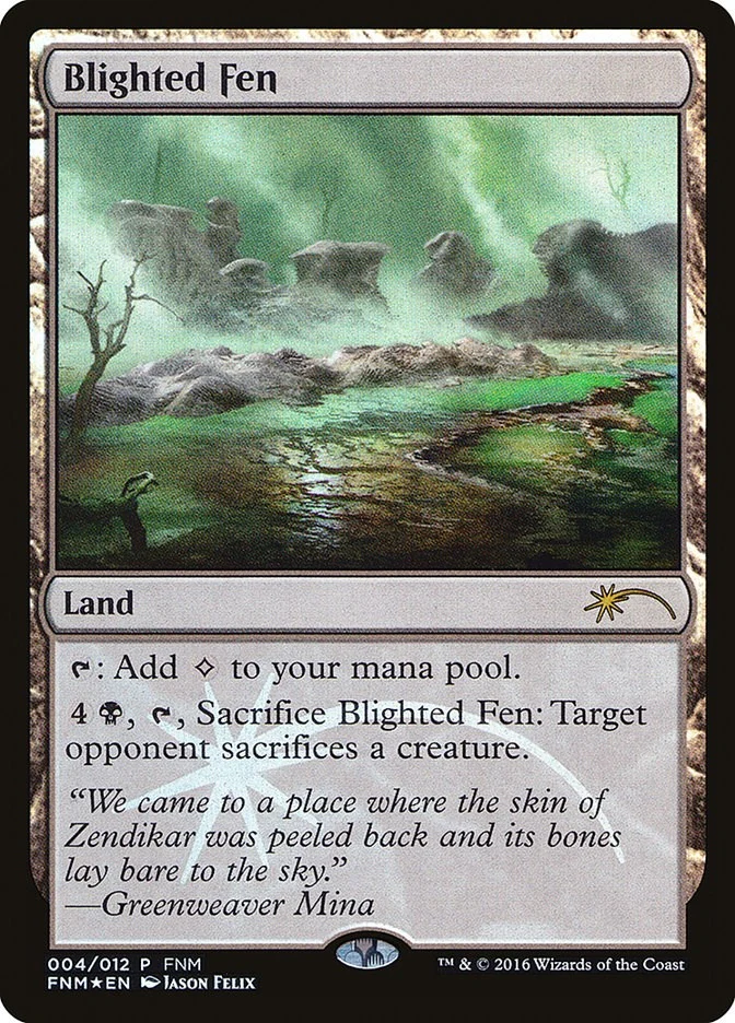Blighted Fen (4) (FNM Promos)
