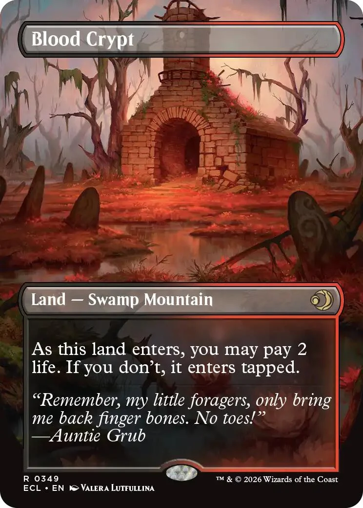 Blood Crypt (Borderless) (349) (Lorwyn Eclipsed)