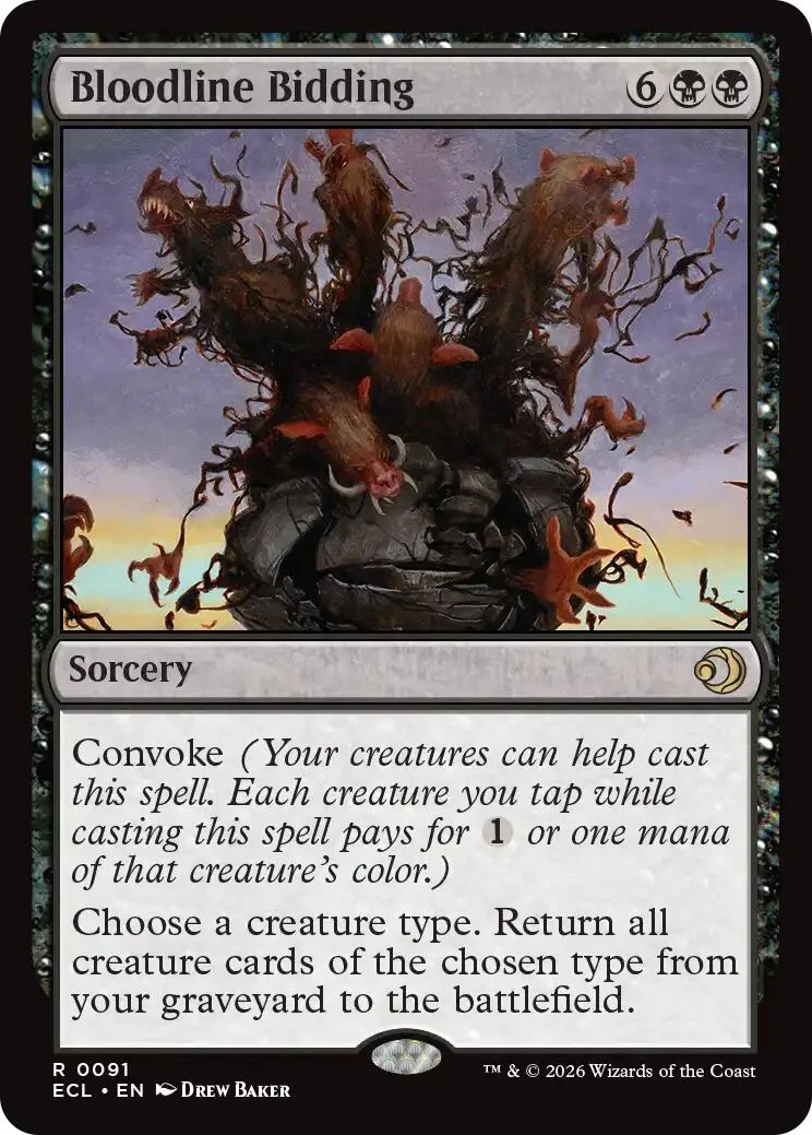 Bloodline Bidding (91) (Lorwyn Eclipsed)