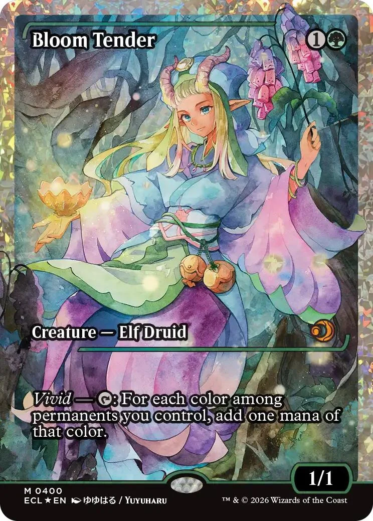 Bloom Tender (0400) (Showcase) (Fracture Foil) (400) (Lorwyn Eclipsed)